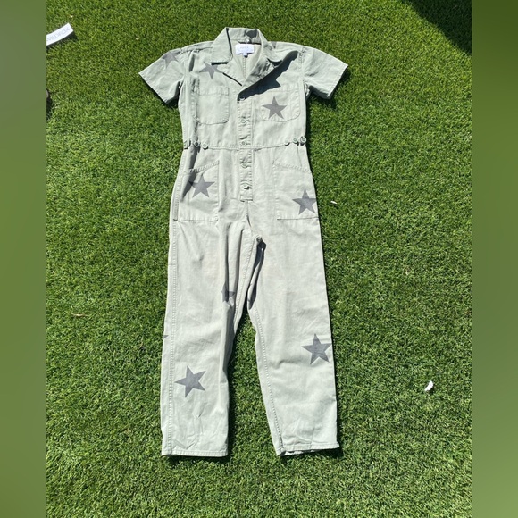 PISTOLA Grover Jumpsuit Honor Green Medium - Picture 1 of 6